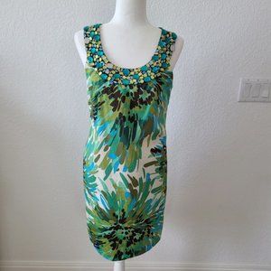 EUC Rabbit Rabbit Rabbit Sleeveless Dress with Embellished Neckline size…